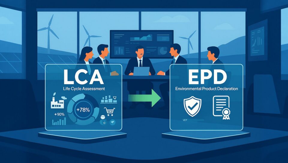 Infografica su LCA ed EPD
